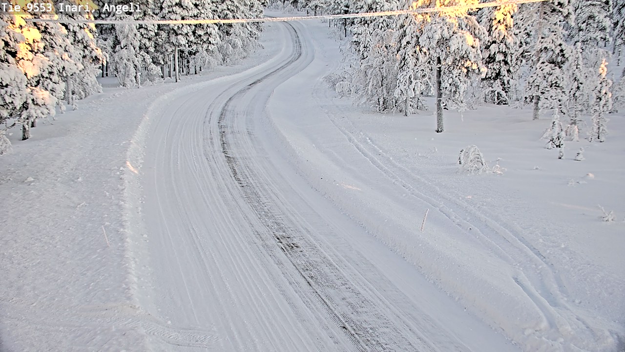 Kelikamerat Kuva Tie 9553 Inari, Angeli, Lintupuolivaara, Inari, Lappi