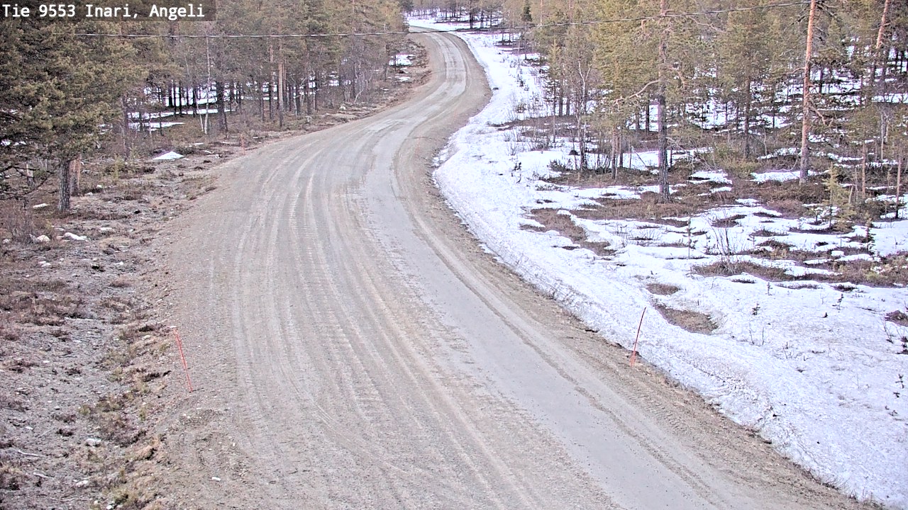 Kelikamerat Kuva Tie 9553 Inari, Angeli, Lintupuolivaara, Inari, Lappi