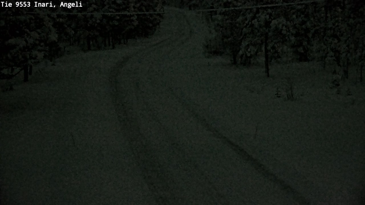 Weather Camera Image Road 9553 Inari, Angeli, Lintupuolivaara, Inari, Lappi