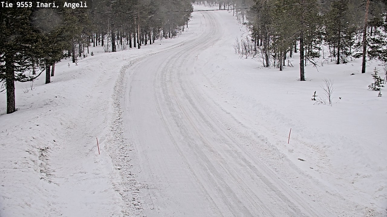 Kelikamerat Kuva Tie 9553 Inari, Angeli, Lintupuolivaara, Inari, Lappi