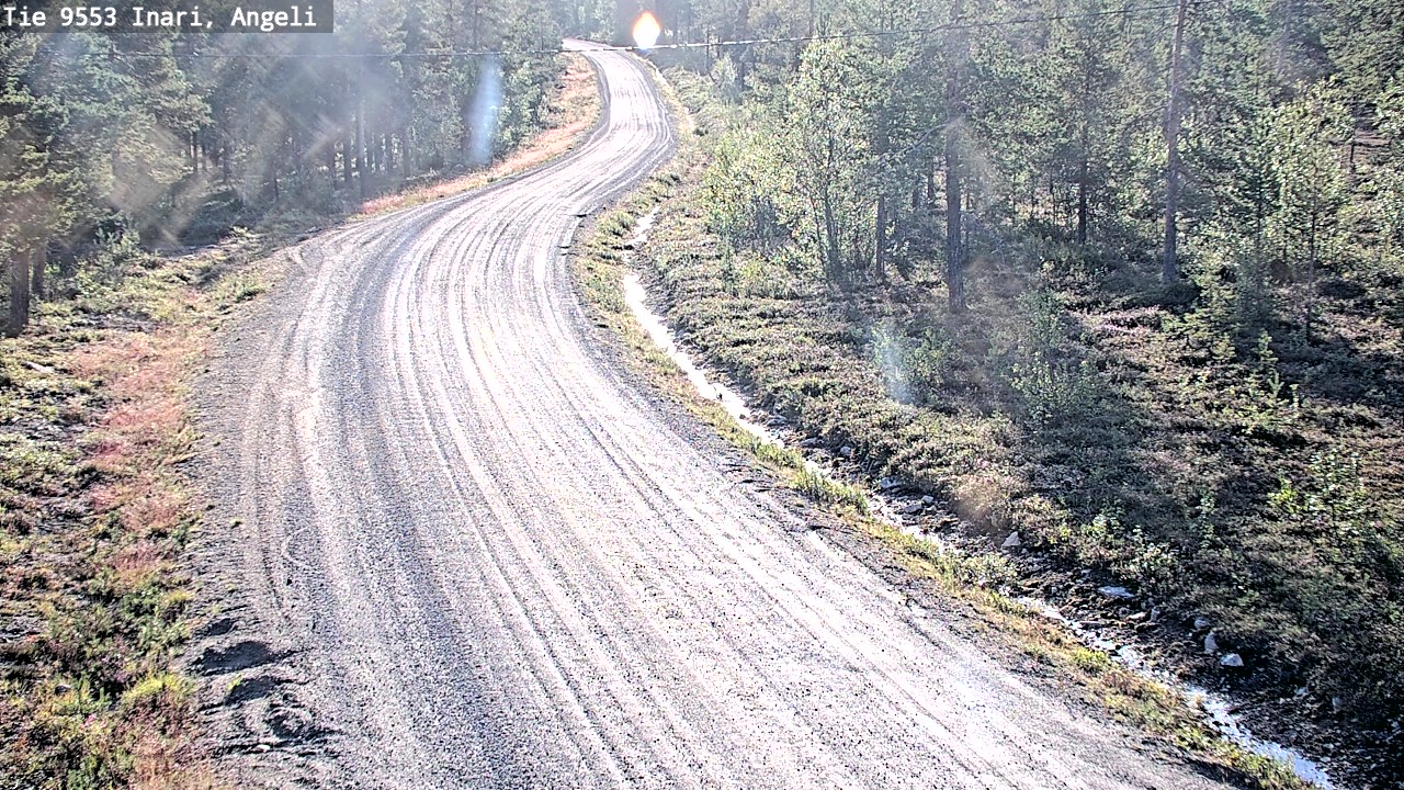 Weather Camera Image Road 9553 Inari, Angeli, Lintupuolivaara, Inari, Lappi