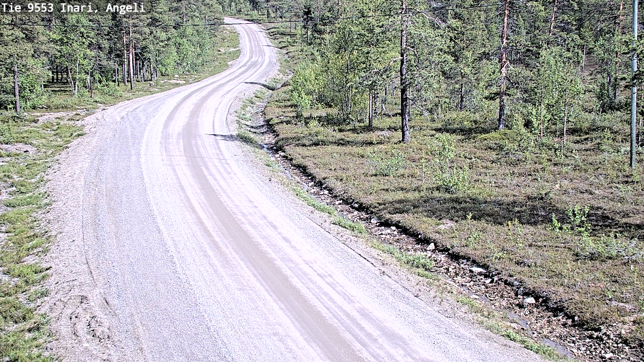 Kelikamerat Kuva Tie 9553 Inari, Angeli, Lintupuolivaara, Inari, Lappi