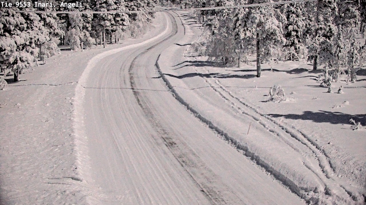 Kelikamerat Kuva Tie 9553 Inari, Angeli, Lintupuolivaara, Inari, Lappi