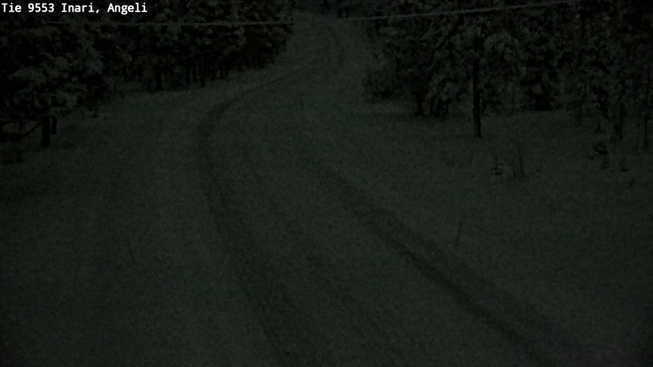 Weather Camera Image Road 9553 Inari, Angeli, Lintupuolivaara, Inari, Lappi