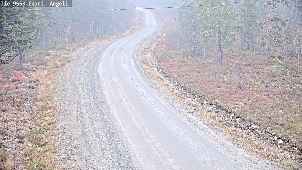 Kelikamerat Kuva Tie 9553 Inari, Angeli, Lintupuolivaara, Inari, Lappi
