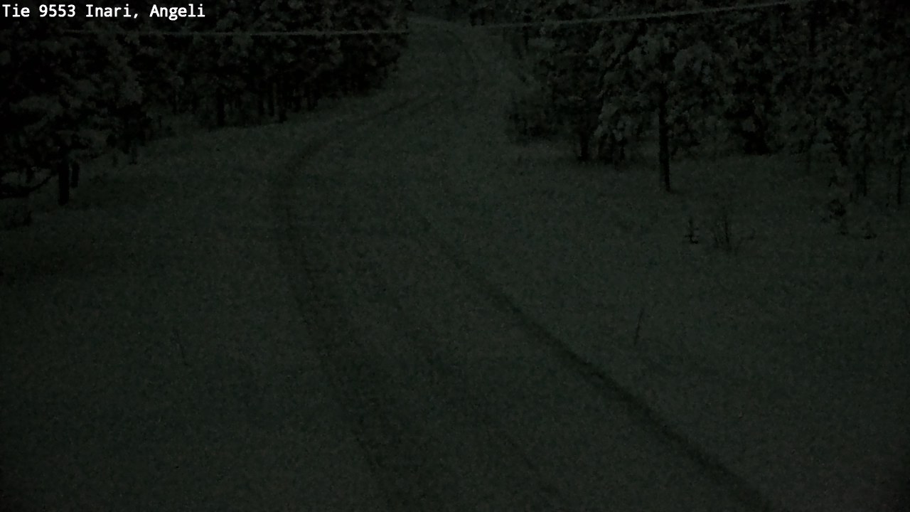 Weather Camera Image Road 9553 Inari, Angeli, Lintupuolivaara, Inari, Lappi