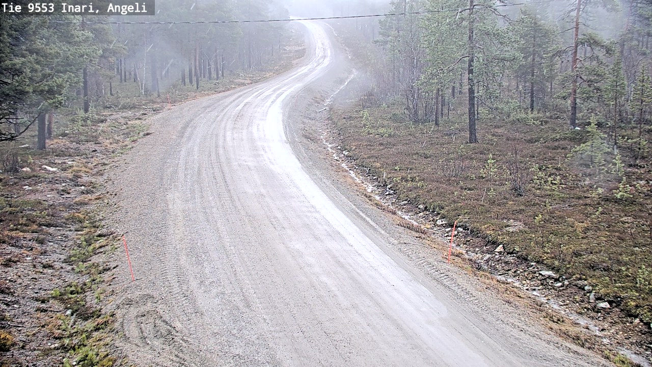 Kelikamerat Kuva Tie 9553 Inari, Angeli, Lintupuolivaara, Inari, Lappi