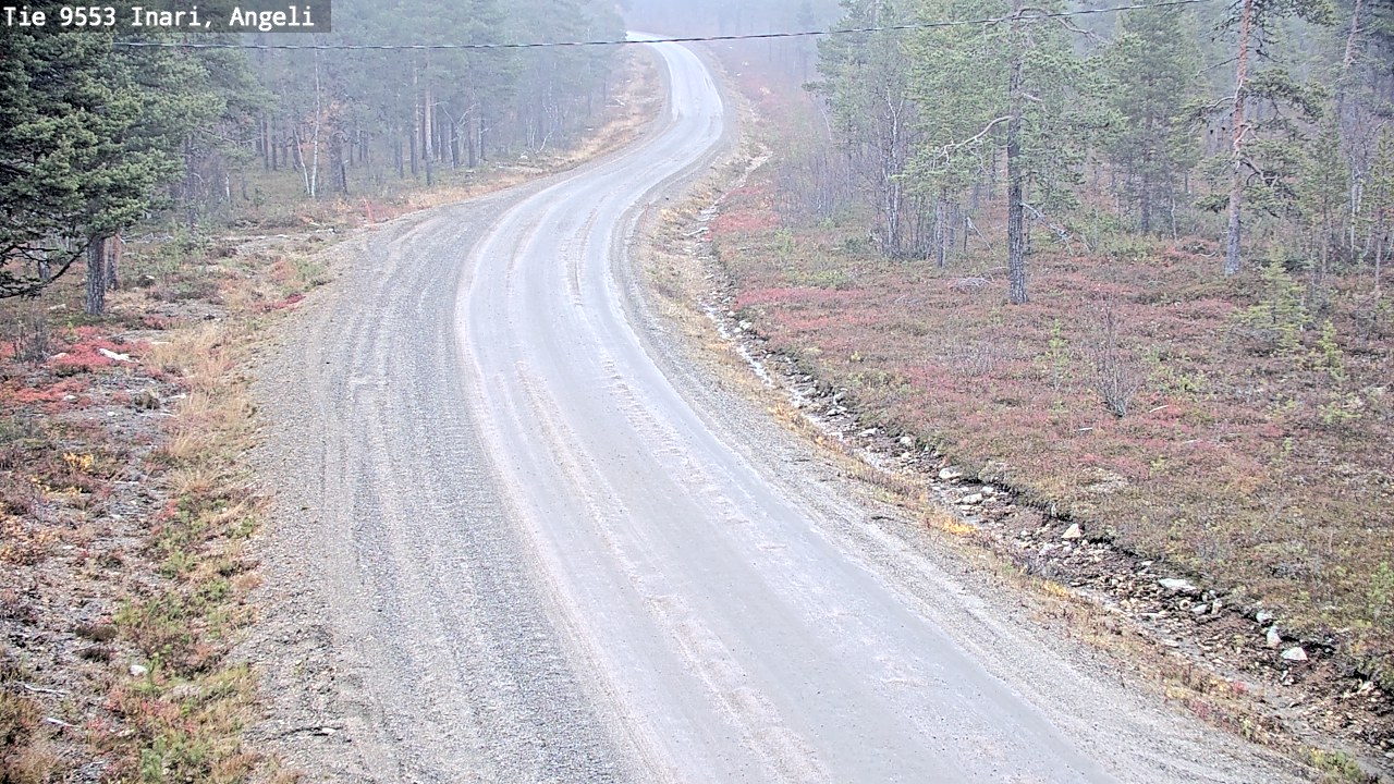 Kelikamerat Kuva Tie 9553 Inari, Angeli, Lintupuolivaara, Inari, Lappi