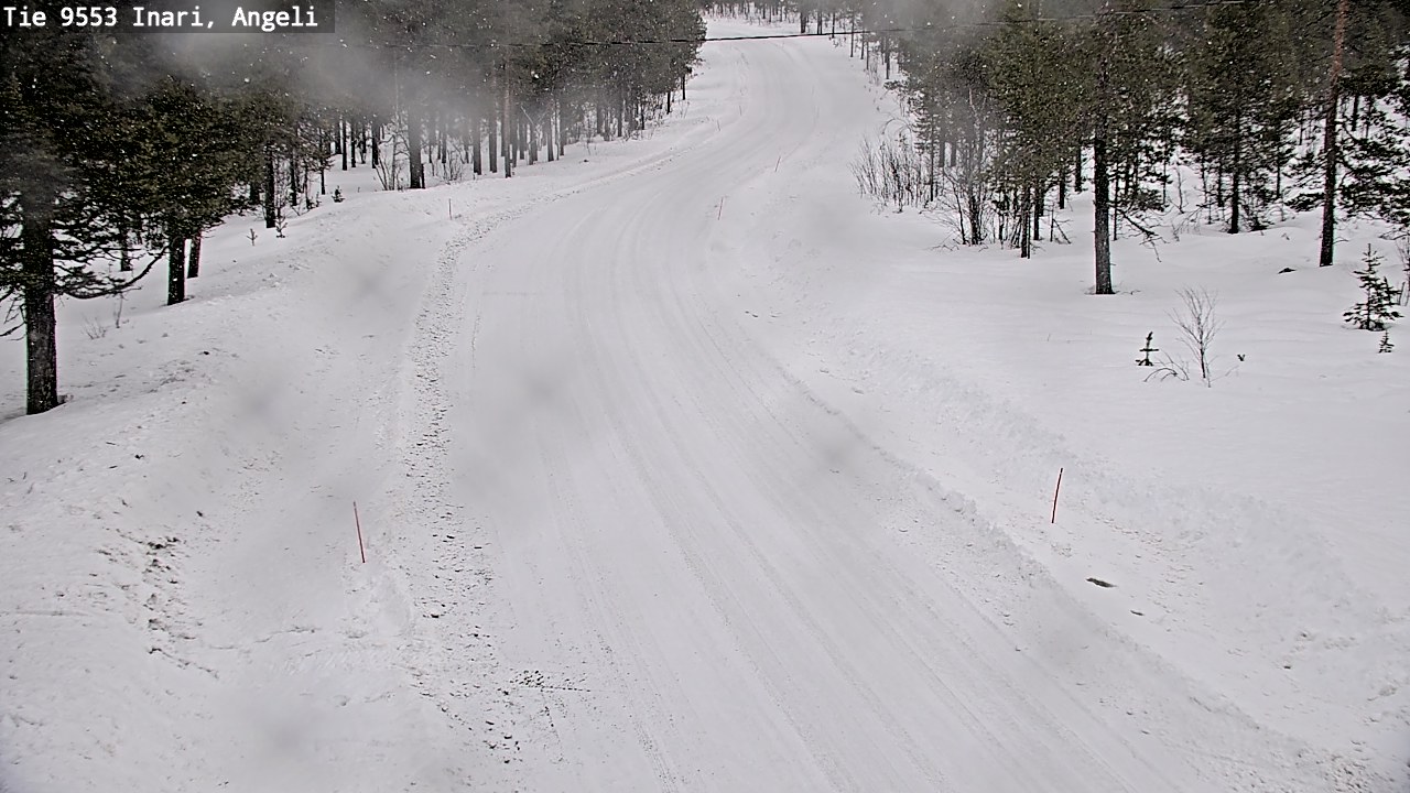Kelikamerat Kuva Tie 9553 Inari, Angeli, Lintupuolivaara, Inari, Lappi