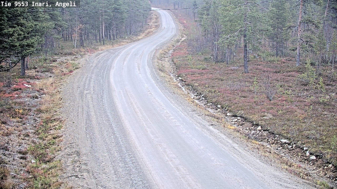Kelikamerat Kuva Tie 9553 Inari, Angeli, Lintupuolivaara, Inari, Lappi
