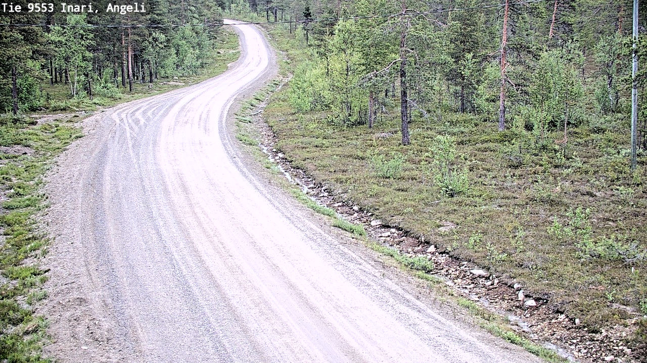 Kelikamerat Kuva Tie 9553 Inari, Angeli, Lintupuolivaara, Inari, Lappi