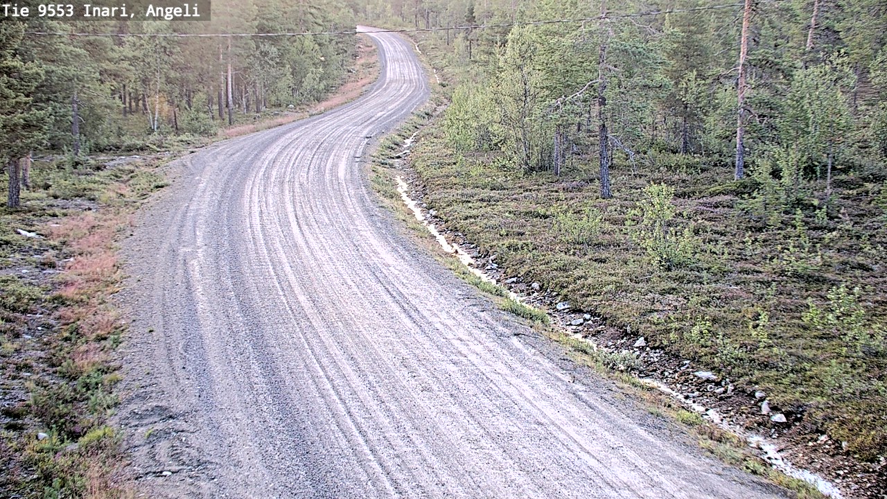 Kelikamerat Kuva Tie 9553 Inari, Angeli, Lintupuolivaara, Inari, Lappi