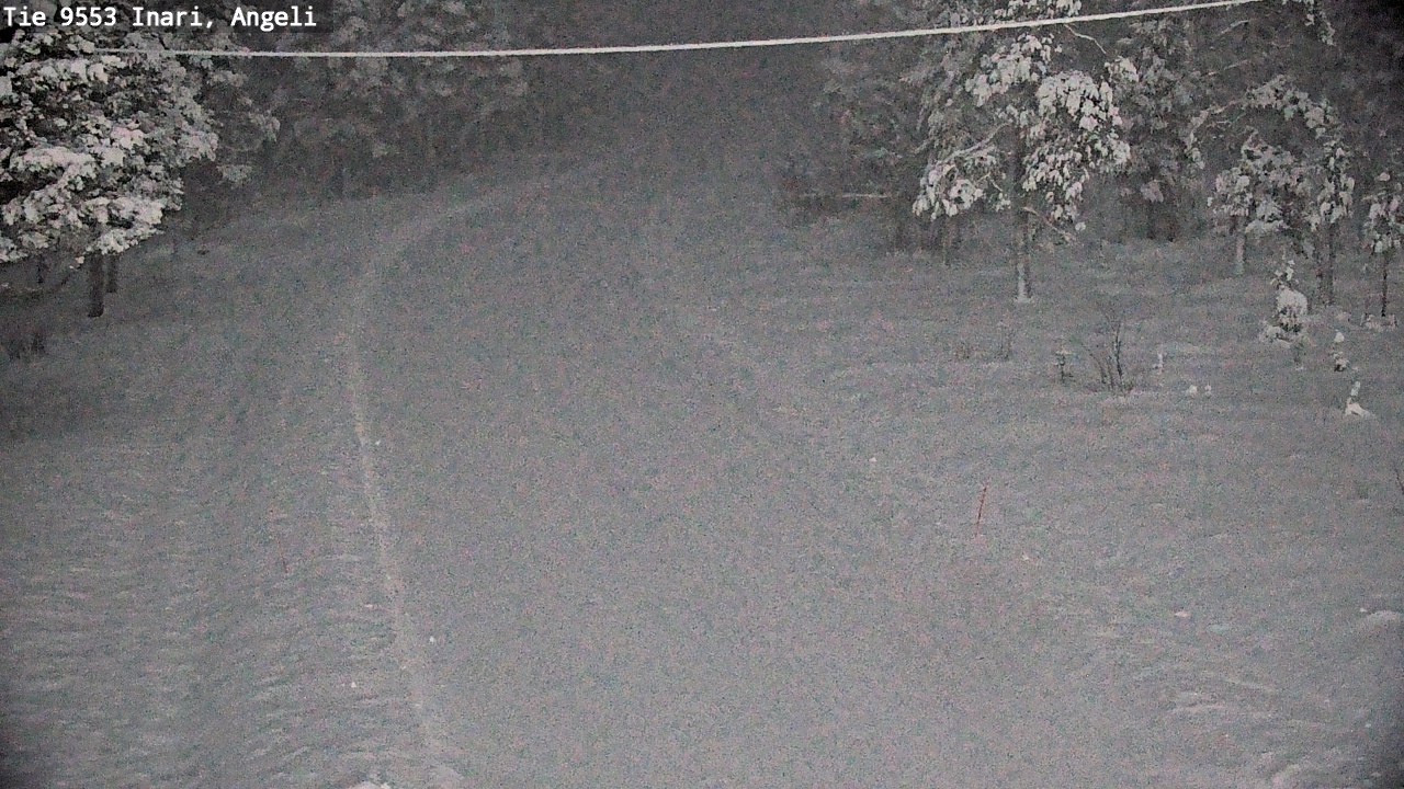 Weather Camera Image Road 9553 Inari, Angeli, Lintupuolivaara, Inari, Lappi