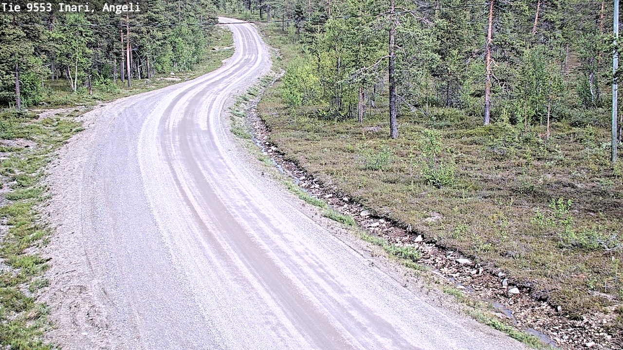 Kelikamerat Kuva Tie 9553 Inari, Angeli, Lintupuolivaara, Inari, Lappi