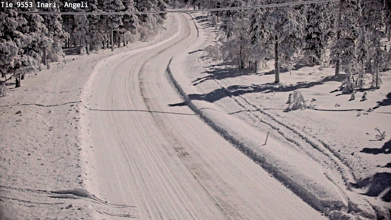 Kelikamerat Kuva Tie 9553 Inari, Angeli, Lintupuolivaara, Inari, Lappi