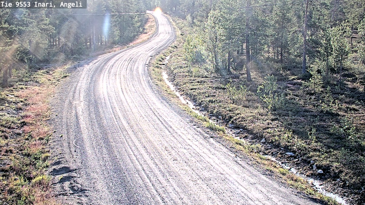 Weather Camera Image Road 9553 Inari, Angeli, Lintupuolivaara, Inari, Lappi
