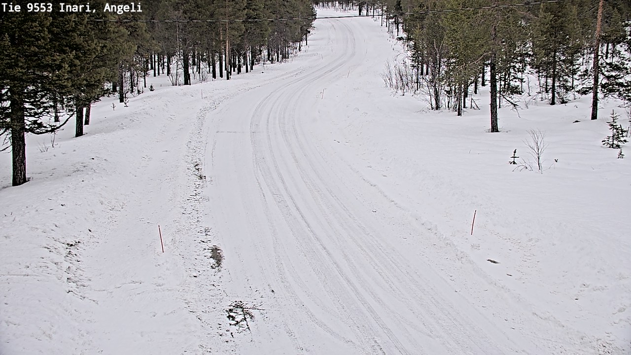 Kelikamerat Kuva Tie 9553 Inari, Angeli, Lintupuolivaara, Inari, Lappi
