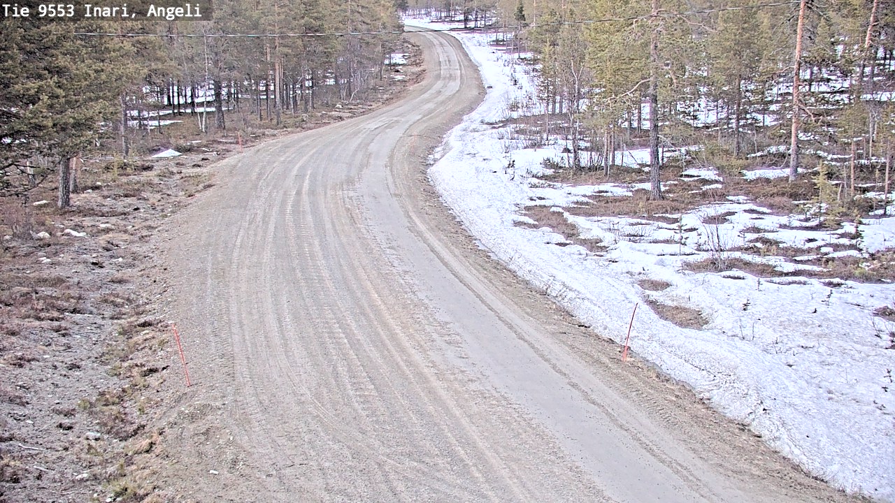 Kelikamerat Kuva Tie 9553 Inari, Angeli, Lintupuolivaara, Inari, Lappi