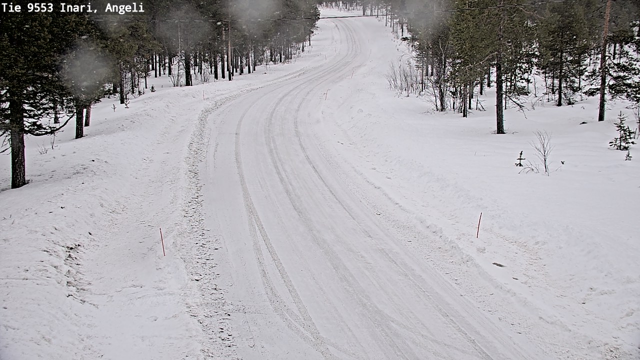 Kelikamerat Kuva Tie 9553 Inari, Angeli, Lintupuolivaara, Inari, Lappi
