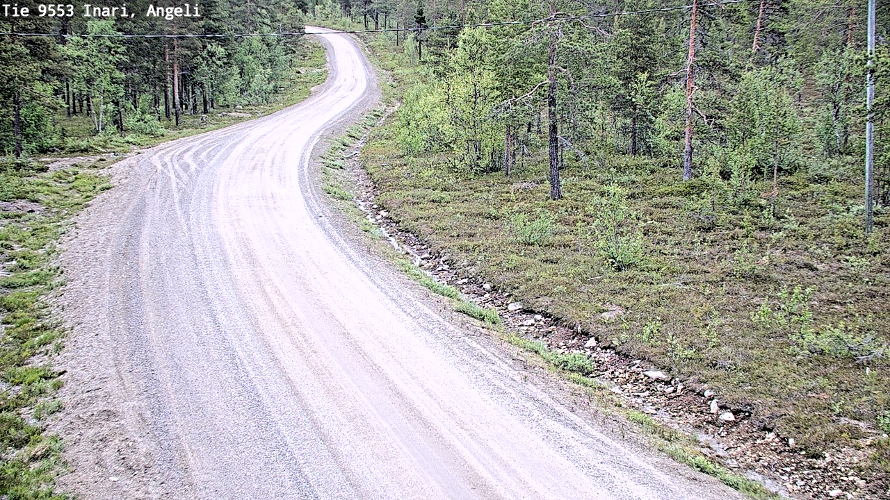 Kelikamerat Kuva Tie 9553 Inari, Angeli, Lintupuolivaara, Inari, Lappi