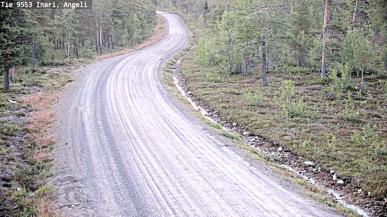 Kelikamerat Kuva Tie 9553 Inari, Angeli, Lintupuolivaara, Inari, Lappi