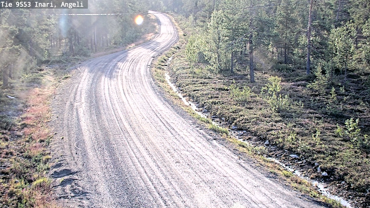 Weather Camera Image Road 9553 Inari, Angeli, Lintupuolivaara, Inari, Lappi