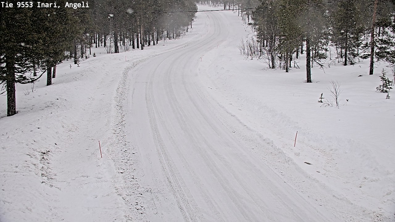 Kelikamerat Kuva Tie 9553 Inari, Angeli, Lintupuolivaara, Inari, Lappi