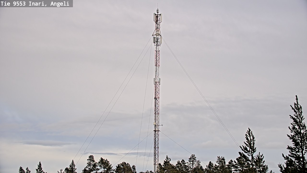 Weather Camera Image Road 9553 Inari, Angeli, Lintupuolivaara, Inari, Lappi