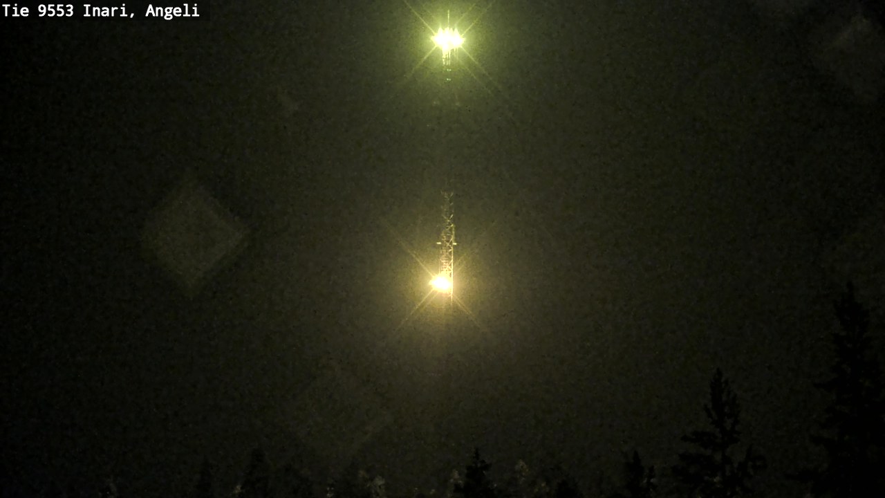Weather Camera Image Väg 9553 Inari, Angeli, Lintupuolivaara, Inari, Lappi