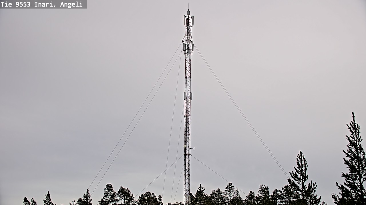 Weather Camera Image Road 9553 Inari, Angeli, Lintupuolivaara, Inari, Lappi