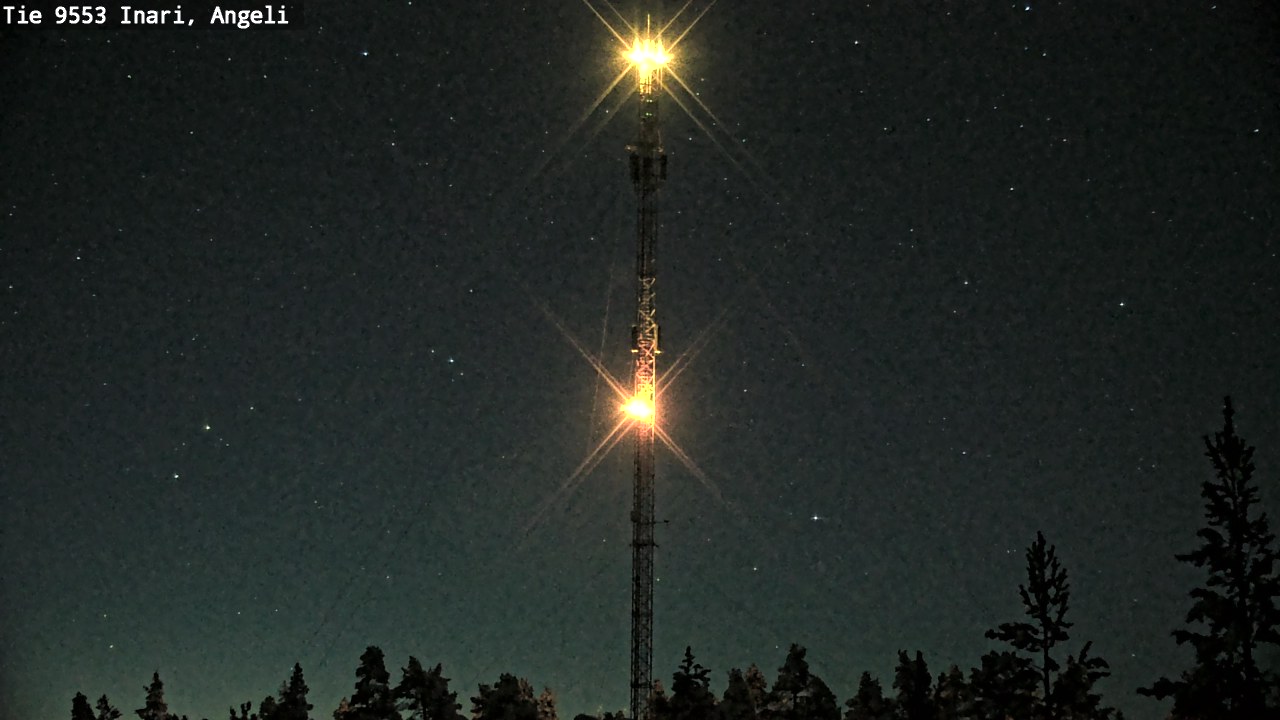 Weather Camera Image Road 9553 Inari, Angeli, Lintupuolivaara, Inari, Lappi