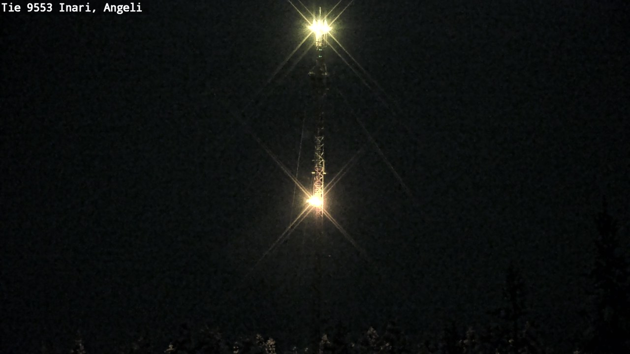 Weather Camera Image Väg 9553 Inari, Angeli, Lintupuolivaara, Inari, Lappi