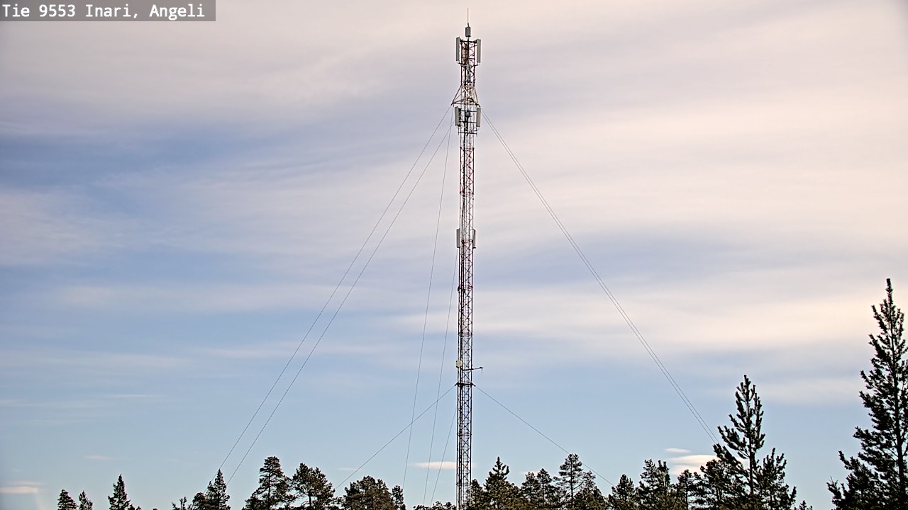 Weather Camera Image Road 9553 Inari, Angeli, Lintupuolivaara, Inari, Lappi