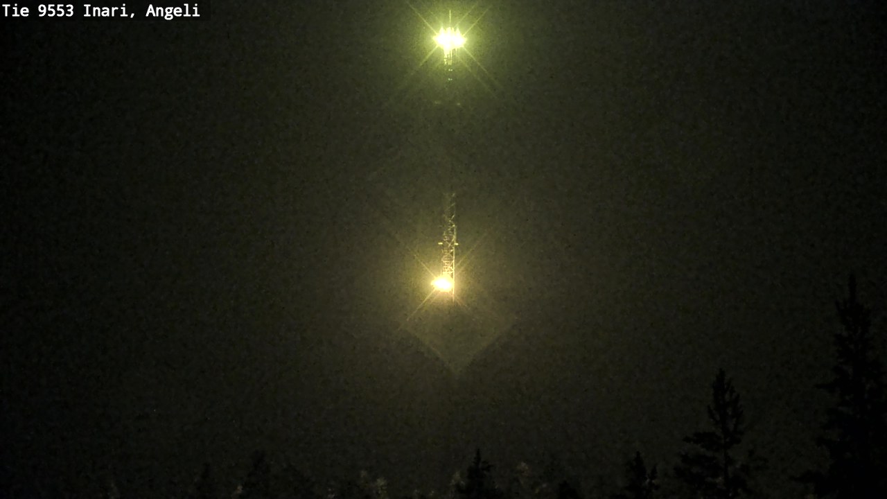 Weather Camera Image Väg 9553 Inari, Angeli, Lintupuolivaara, Inari, Lappi