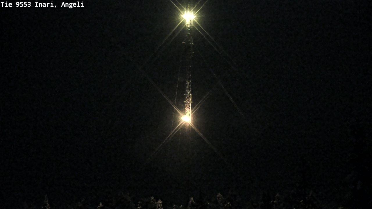 Weather Camera Image Väg 9553 Inari, Angeli, Lintupuolivaara, Inari, Lappi