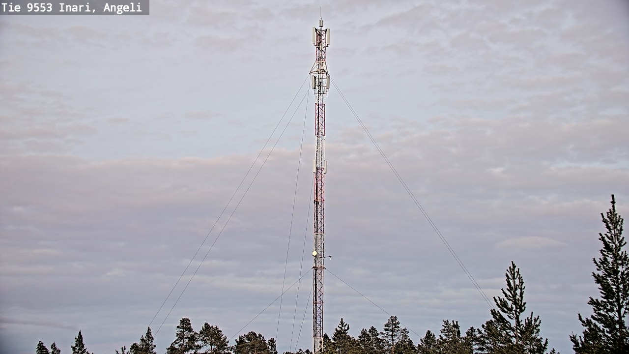 Weather Camera Image Road 9553 Inari, Angeli, Lintupuolivaara, Inari, Lappi