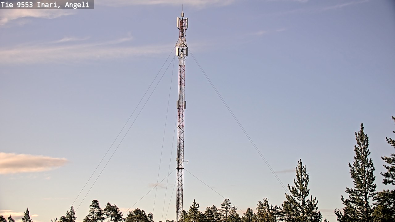 Weather Camera Image Road 9553 Inari, Angeli, Lintupuolivaara, Inari, Lappi