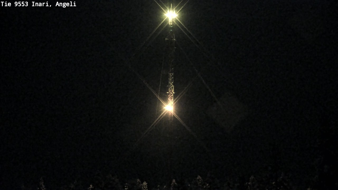 Weather Camera Image Väg 9553 Inari, Angeli, Lintupuolivaara, Inari, Lappi