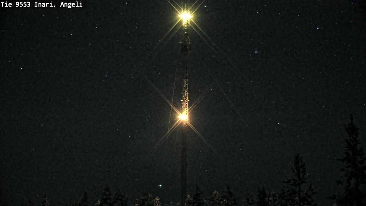 Weather Camera Image Road 9553 Inari, Angeli, Lintupuolivaara, Inari, Lappi