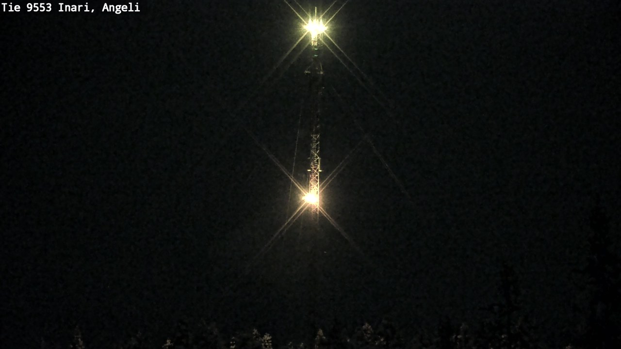 Weather Camera Image Väg 9553 Inari, Angeli, Lintupuolivaara, Inari, Lappi