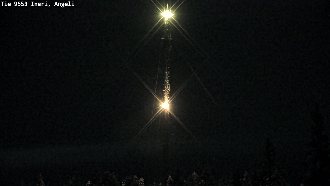 Weather Camera Image Väg 9553 Inari, Angeli, Lintupuolivaara, Inari, Lappi