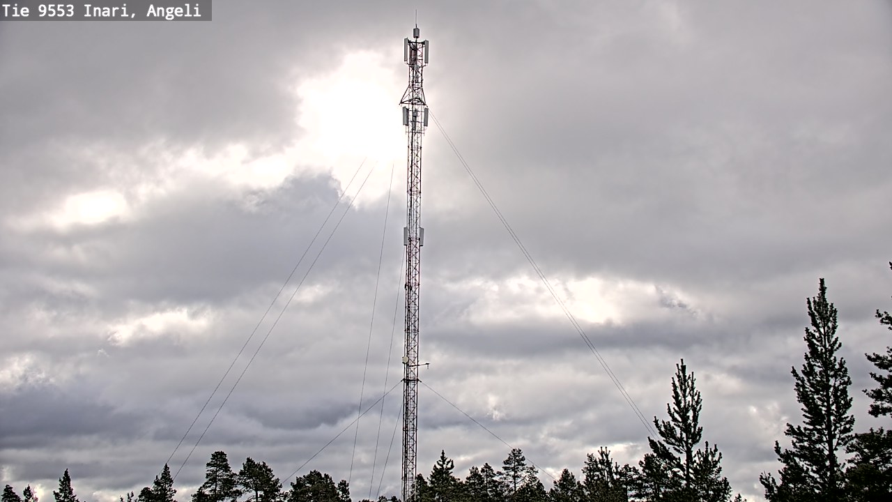 Weather Camera Image Road 9553 Inari, Angeli, Lintupuolivaara, Inari, Lappi