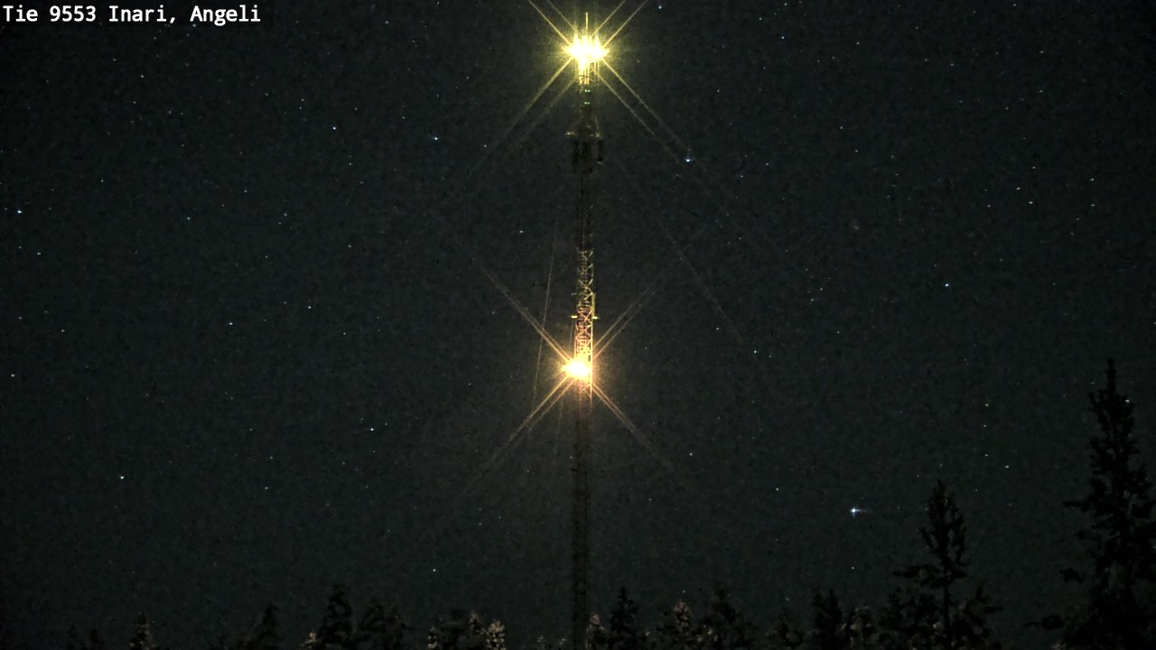 Weather Camera Image Road 9553 Inari, Angeli, Lintupuolivaara, Inari, Lappi