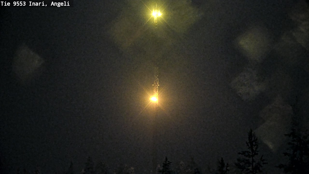 Weather Camera Image Väg 9553 Inari, Angeli, Lintupuolivaara, Inari, Lappi