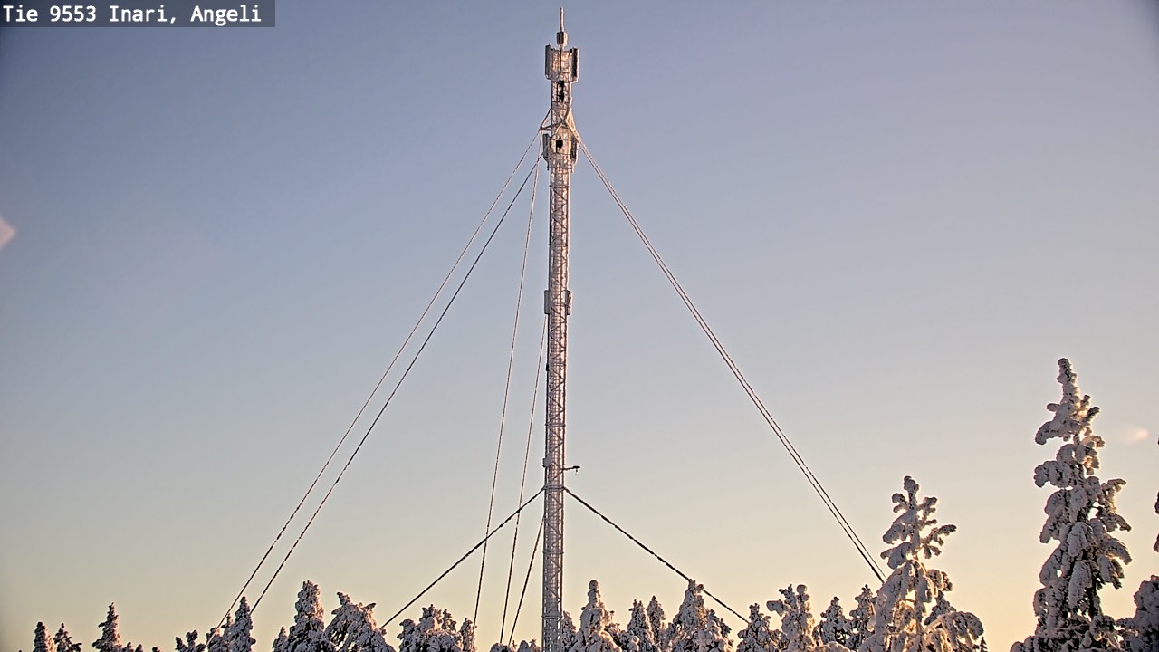 Weather Camera Image Road 9553 Inari, Angeli, Lintupuolivaara, Inari, Lappi