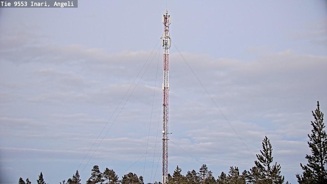 Weather Camera Image Road 9553 Inari, Angeli, Lintupuolivaara, Inari, Lappi