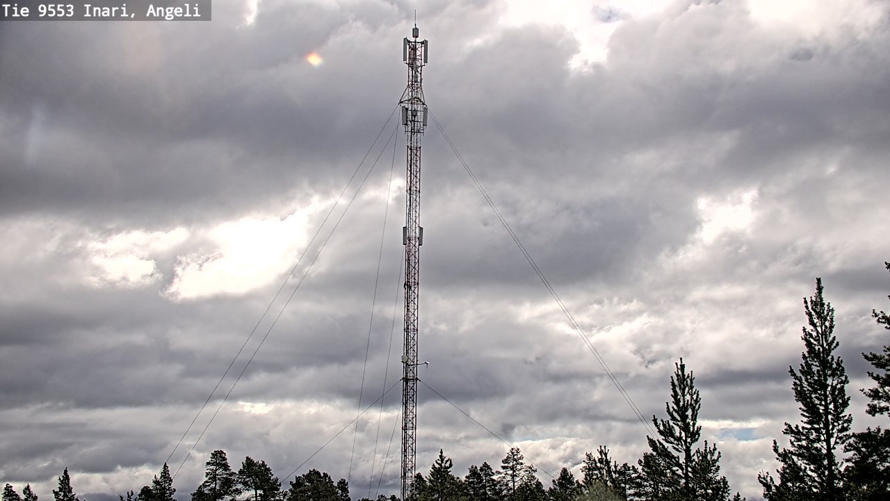 Weather Camera Image Road 9553 Inari, Angeli, Lintupuolivaara, Inari, Lappi