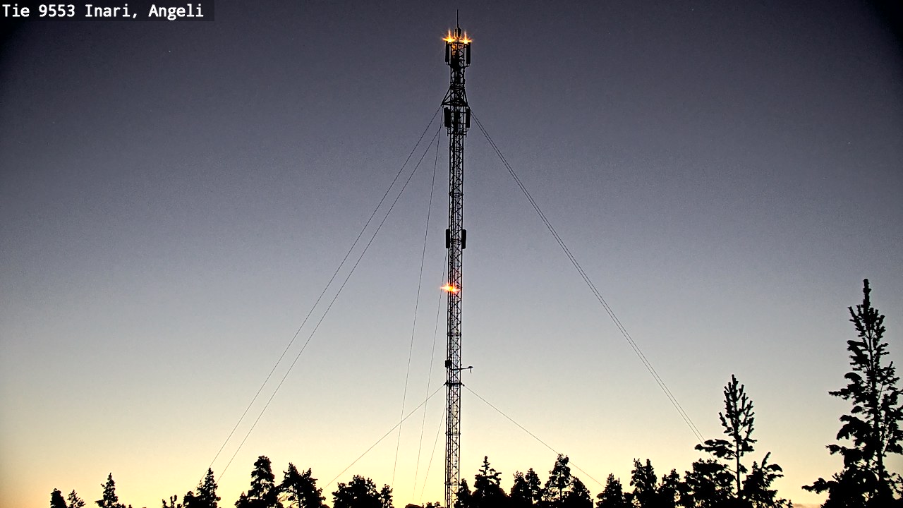 Weather Camera Image Road 9553 Inari, Angeli, Lintupuolivaara, Inari, Lappi