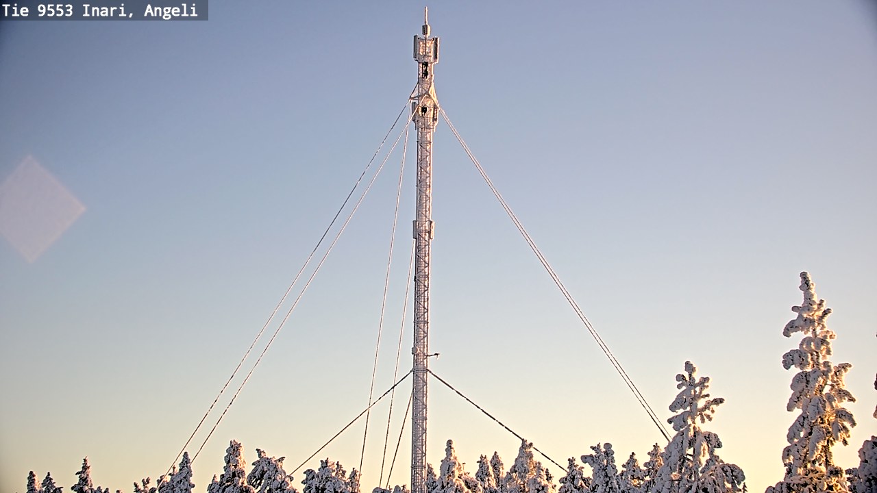 Weather Camera Image Road 9553 Inari, Angeli, Lintupuolivaara, Inari, Lappi