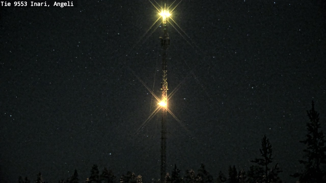 Weather Camera Image Road 9553 Inari, Angeli, Lintupuolivaara, Inari, Lappi